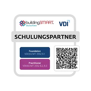 VDI und BuildingSMART Schulungspartner.