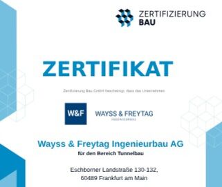 Zertifikat Bau GmbH SCC - SGU-Managementsystem